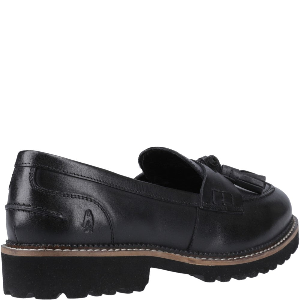 Slip On Ladies Shoes Black Hush Puppies Ginny Loafer