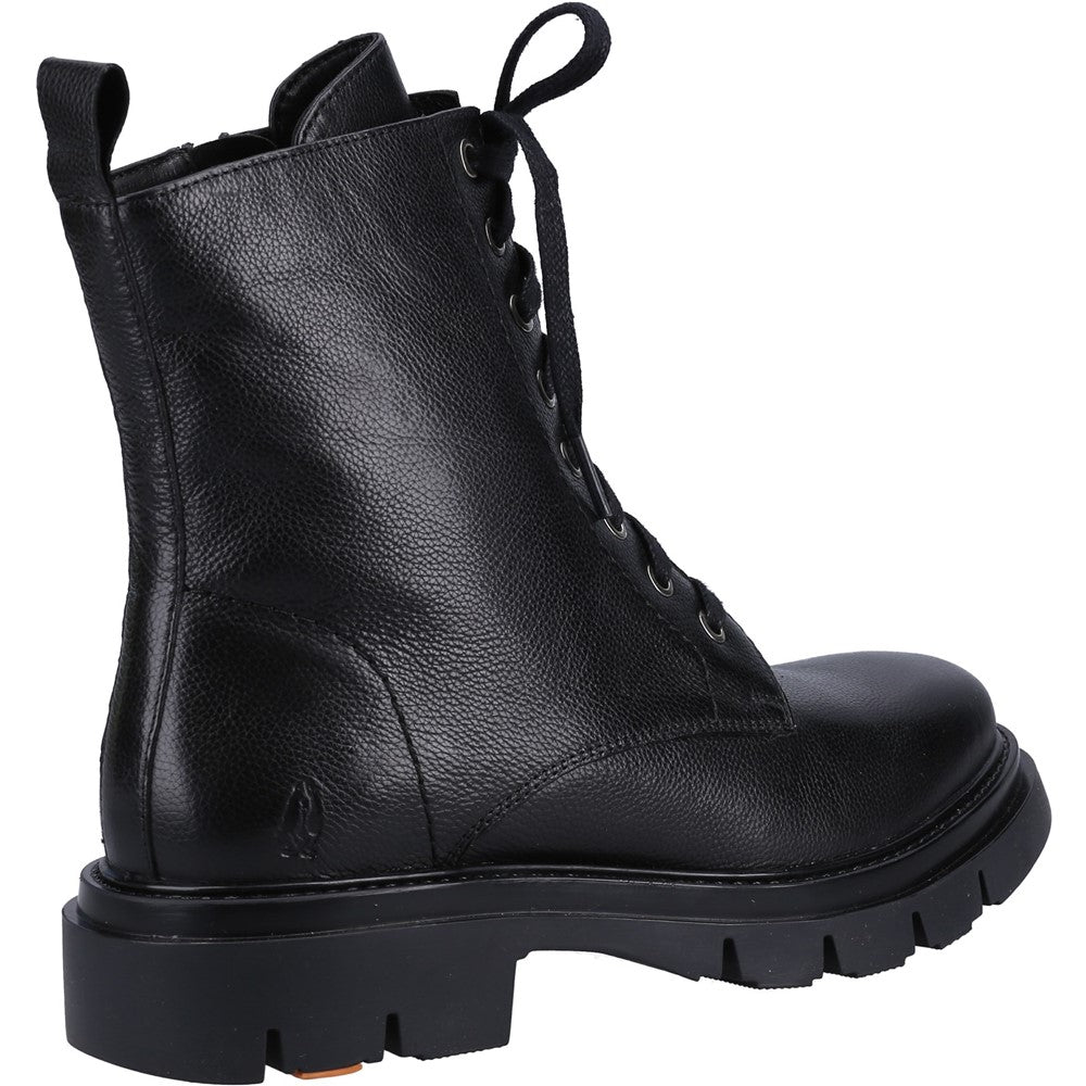 Ladies black lace up boots uk on sale