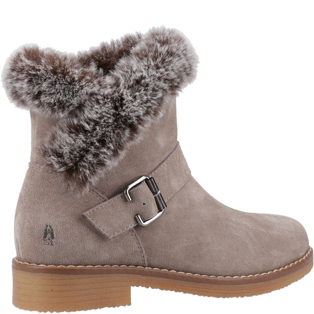 Ladies Ankle Boots Taupe Hush Puppies Hannah Boot