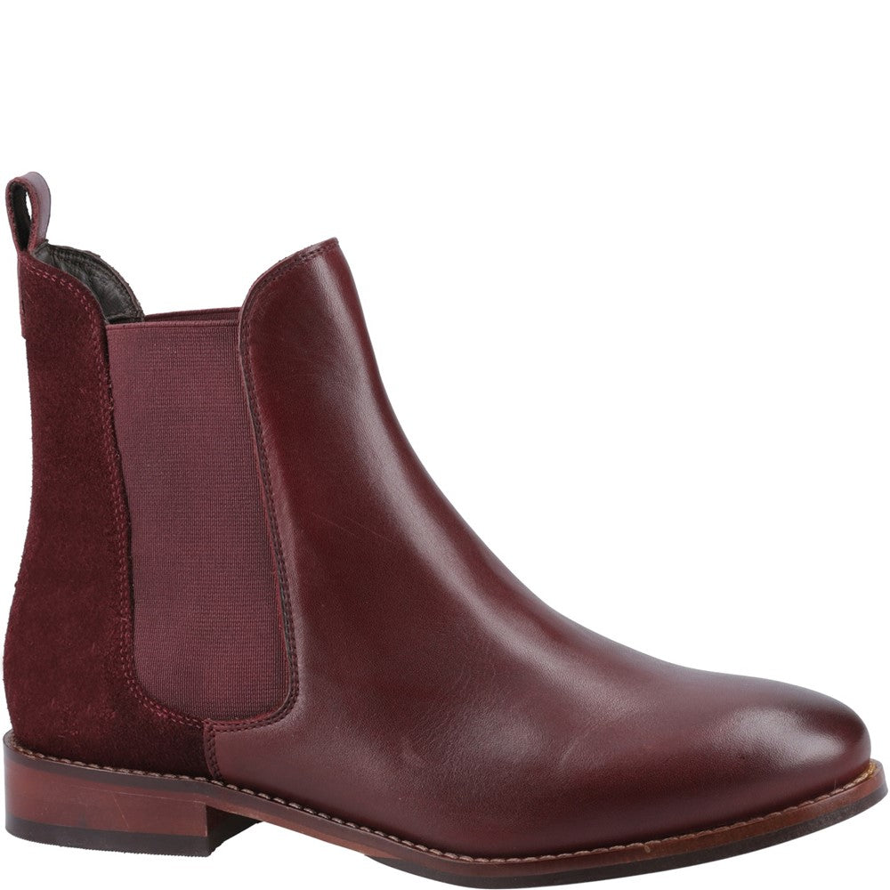 Dark red ankle boots uk best sale