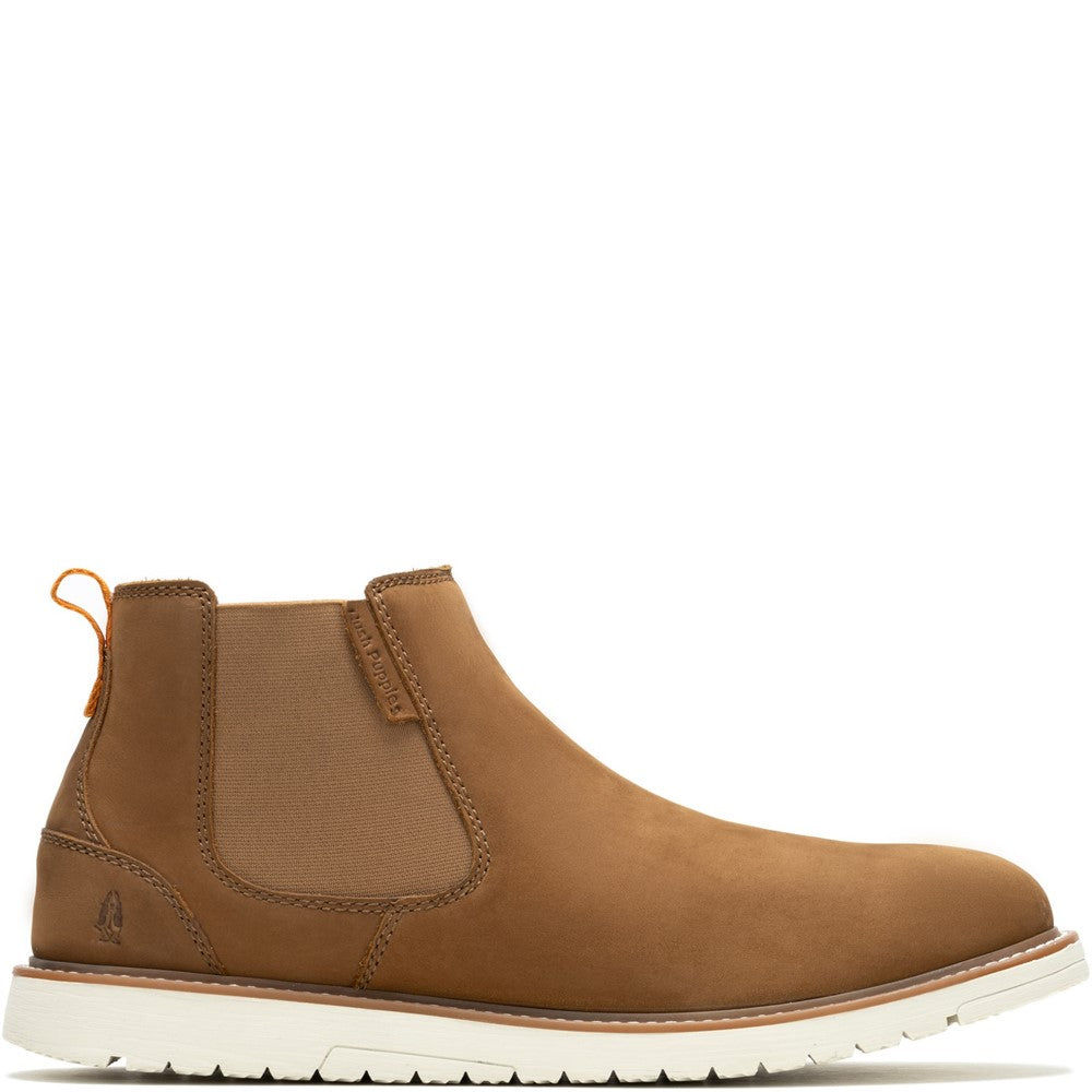 Mens Boots Tan Hush Puppies Jenson Chelsea Boot