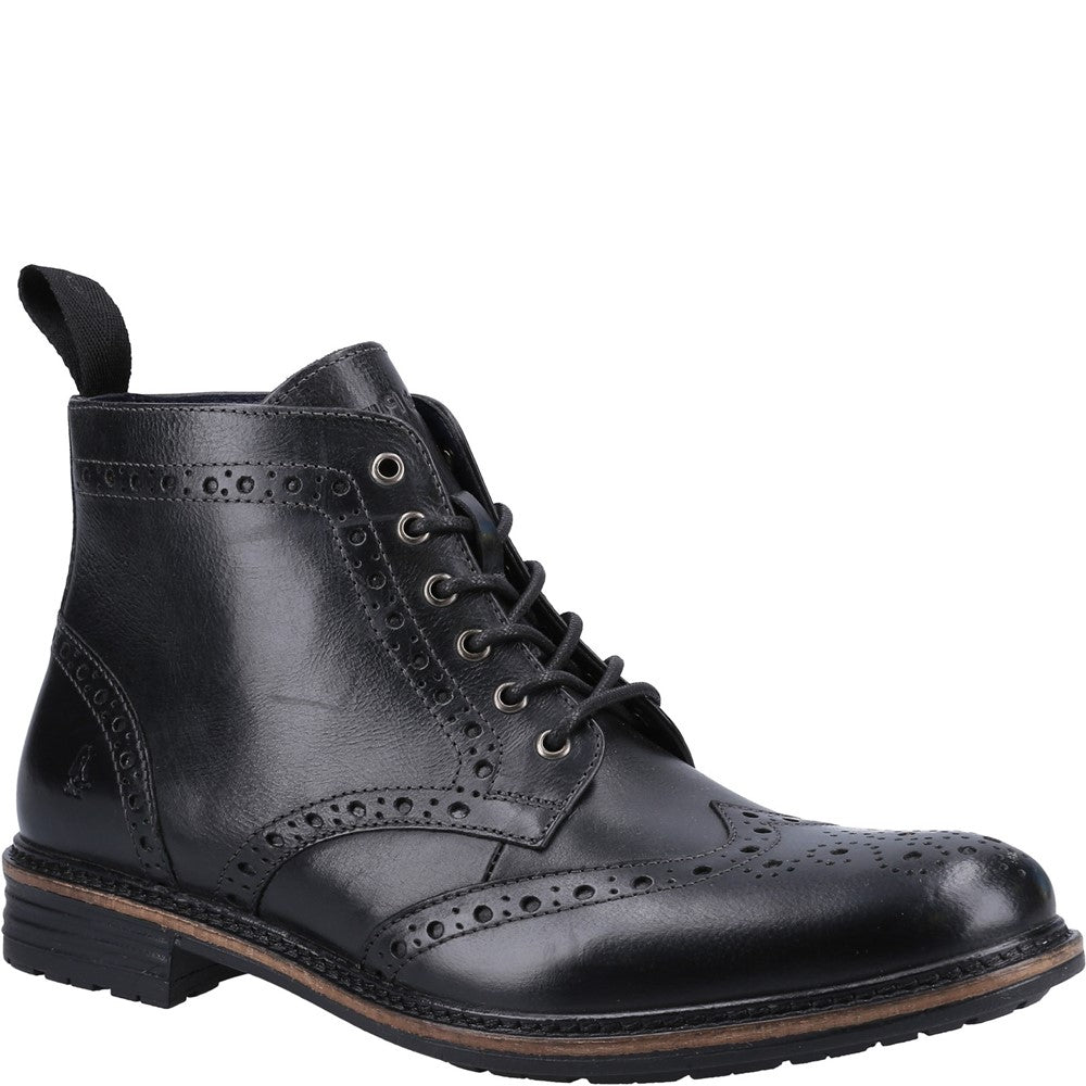 Black Joshua Brogue Boots