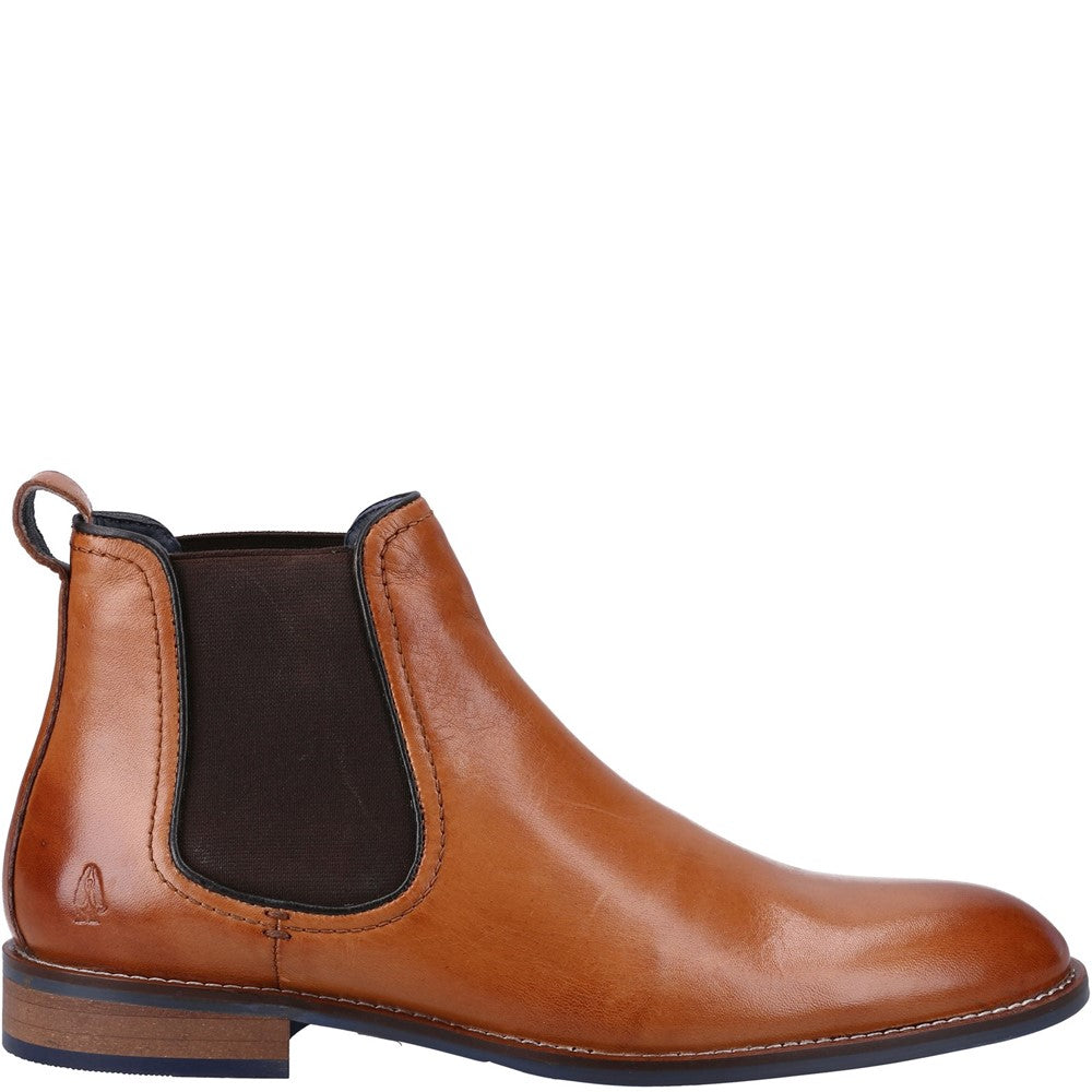 Mens Formal Boots Tan Hush Puppies Diego Chelsea Boot
