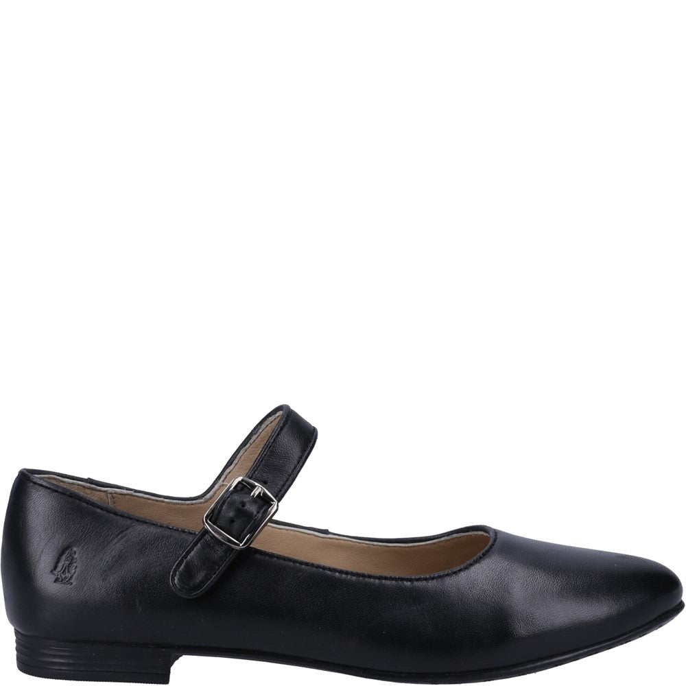 Ballerinas Black Hush Puppies Melissa Strap Leather