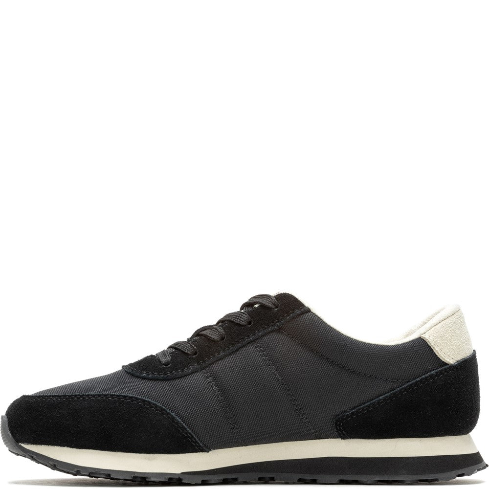 Ladies Sports Black Hush Puppies Seventy8 Sneaker