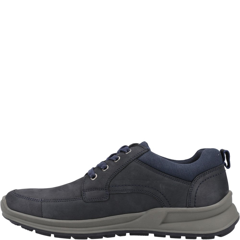 Lace Mens Summer Navy Hush Puppies Adam Lace Up Shoe