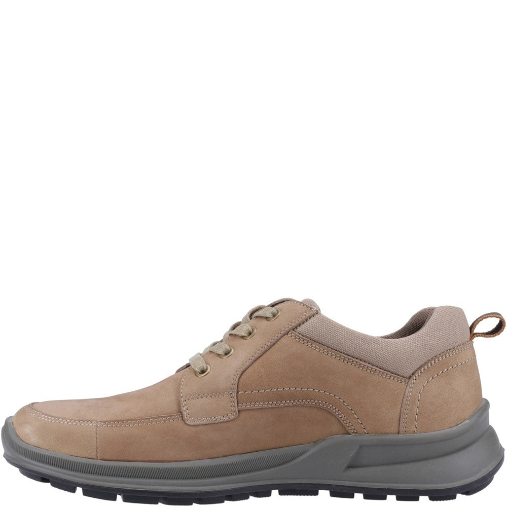 Lace Mens Summer Taupe Hush Puppies Adam Lace Up Shoe