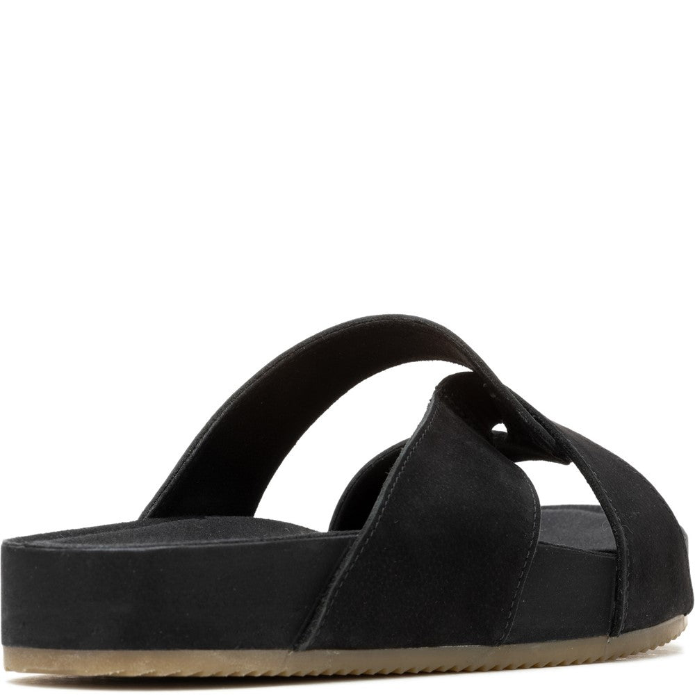 Sandal Ladies Summer Black Hush Puppies Mylah Slide Sandal