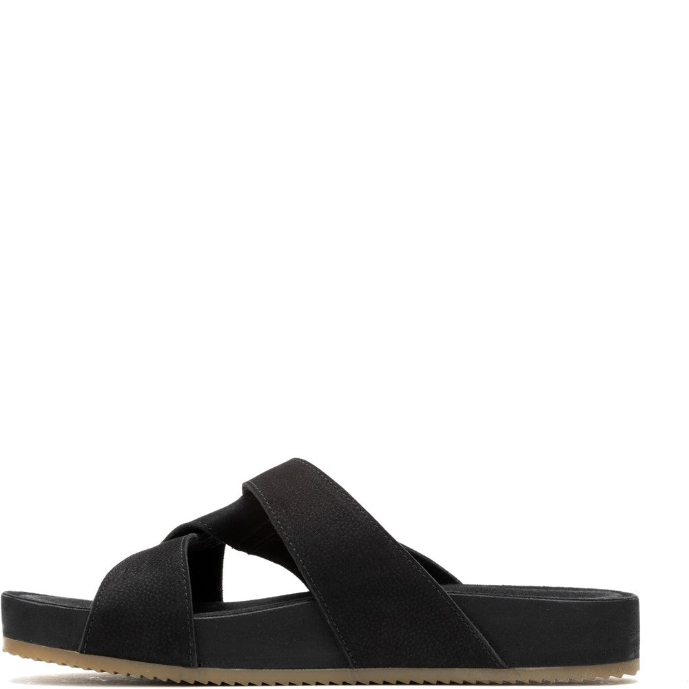 Sandal Ladies Summer Black Hush Puppies Mylah Slide Sandal