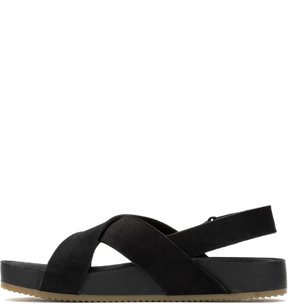 Sandal Ladies Summer Black Hush Puppies Mylah Slingback Sandal