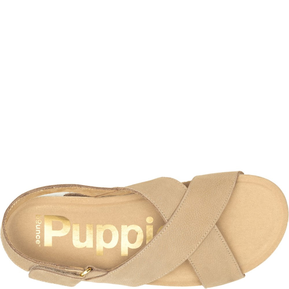 Sandal Ladies Summer Tan Hush Puppies Mylah Slingback Sandal