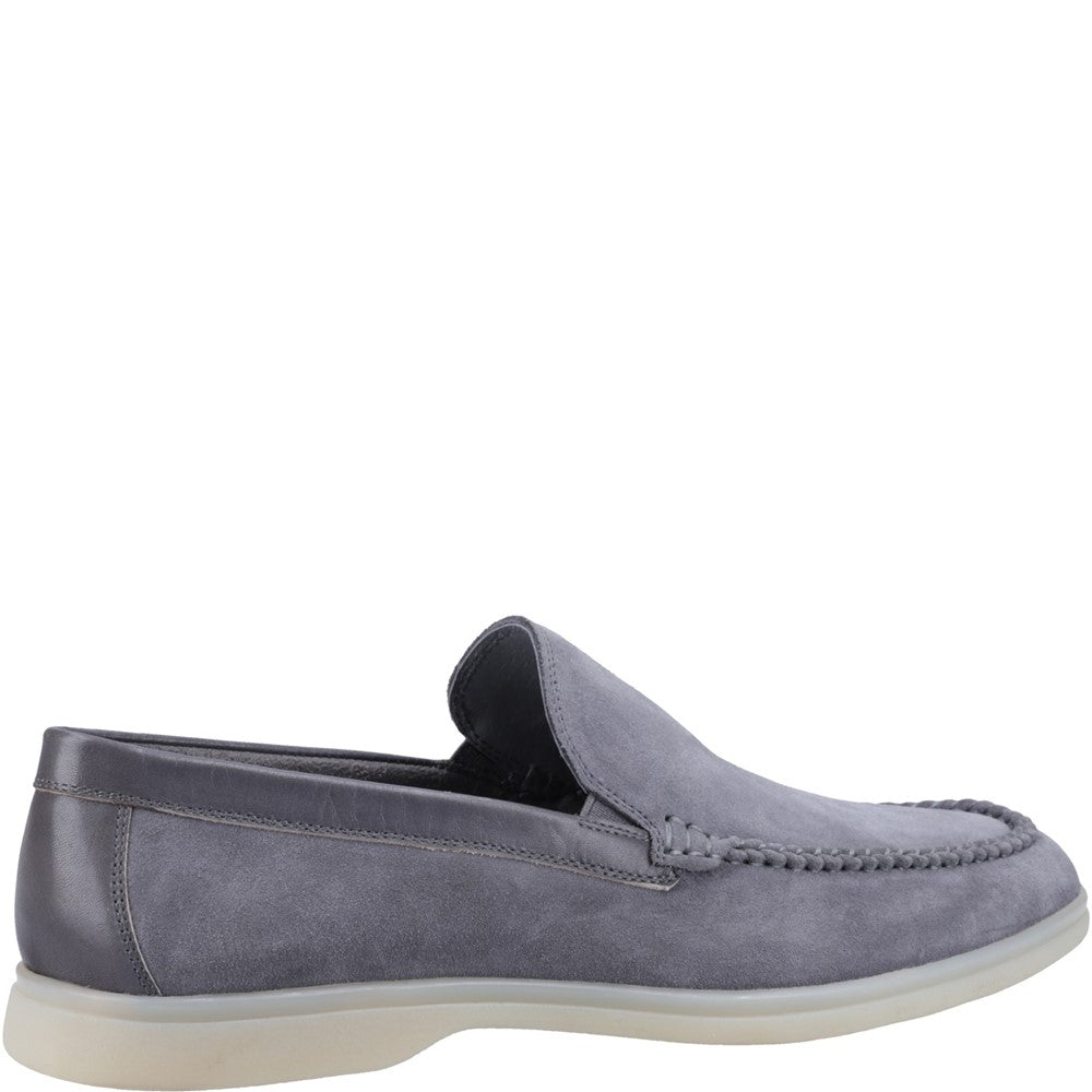 Slip On Mens Summer Grey Hush Puppies Leon Slip On Shoe