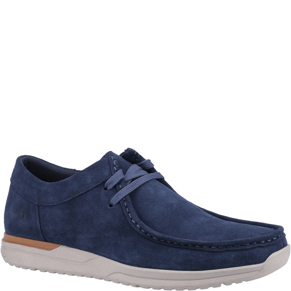 Lace Mens Summer Navy Hush Puppies Hendrix Lace Up Shoe