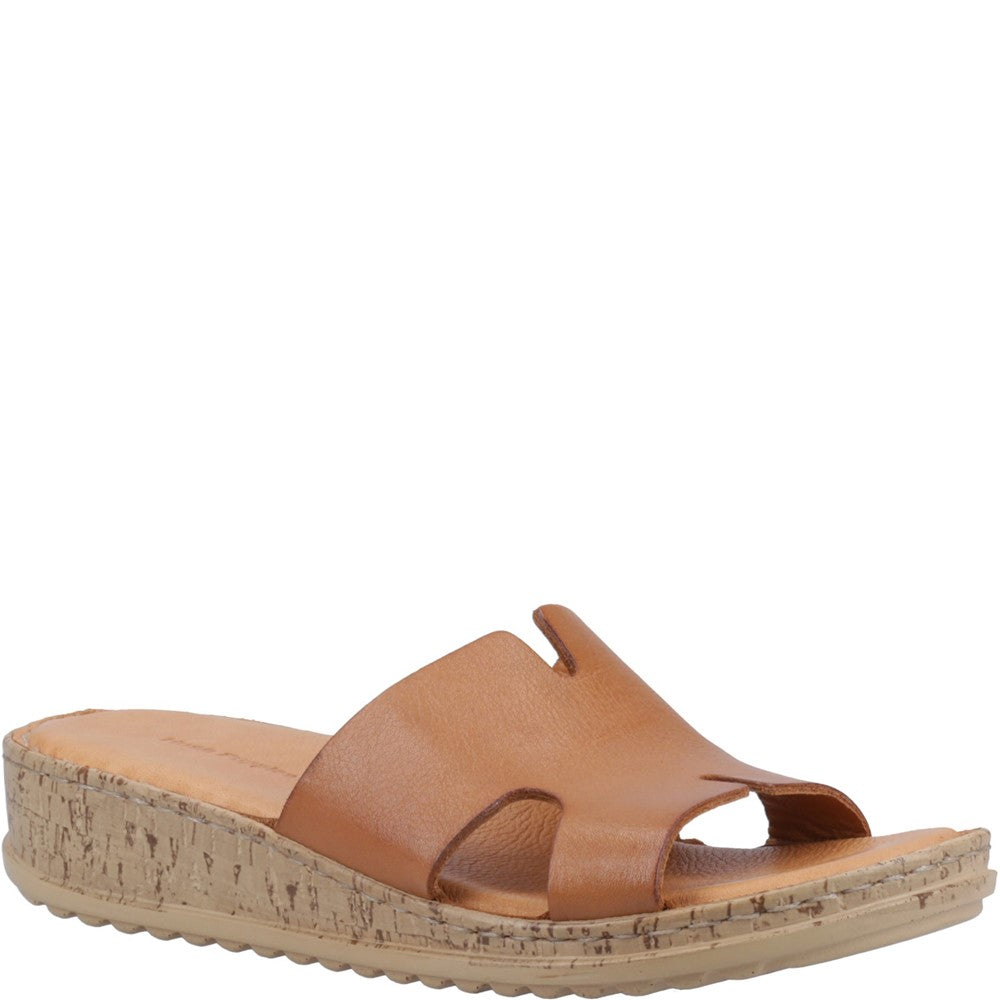 Sandal Ladies Summer Tan Hush Puppies Eloise Mule Sandal