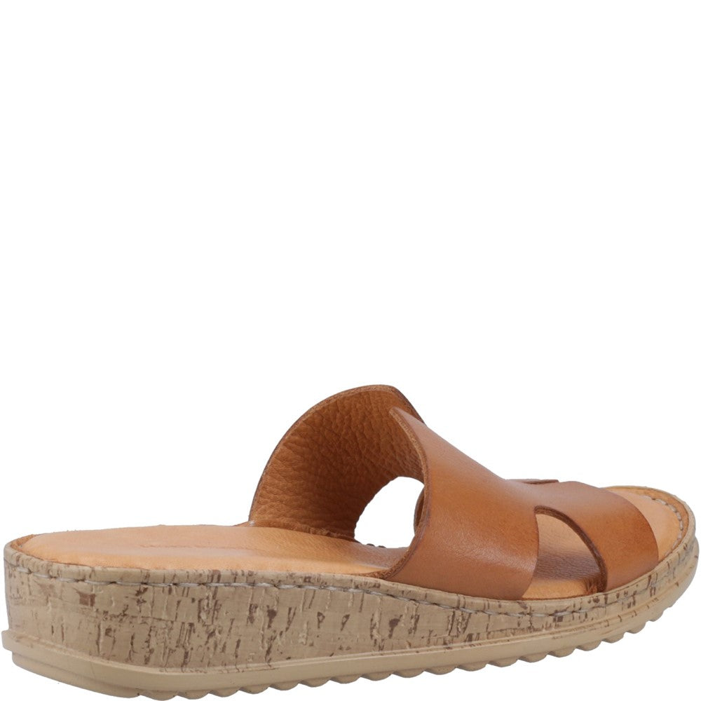 Sandal Ladies Summer Tan Hush Puppies Eloise Mule Sandal