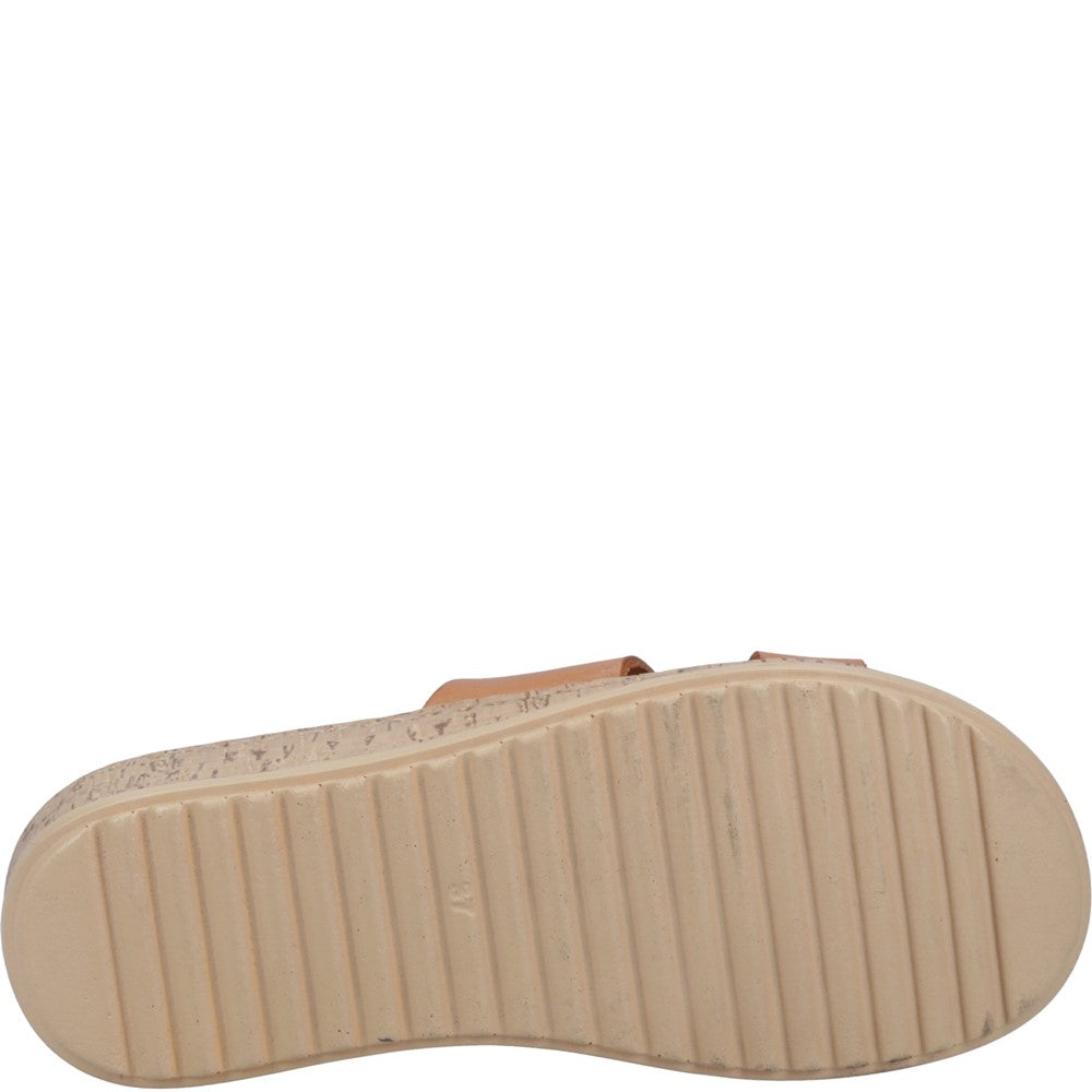 Sandal Ladies Summer Tan Hush Puppies Eloise Mule Sandal