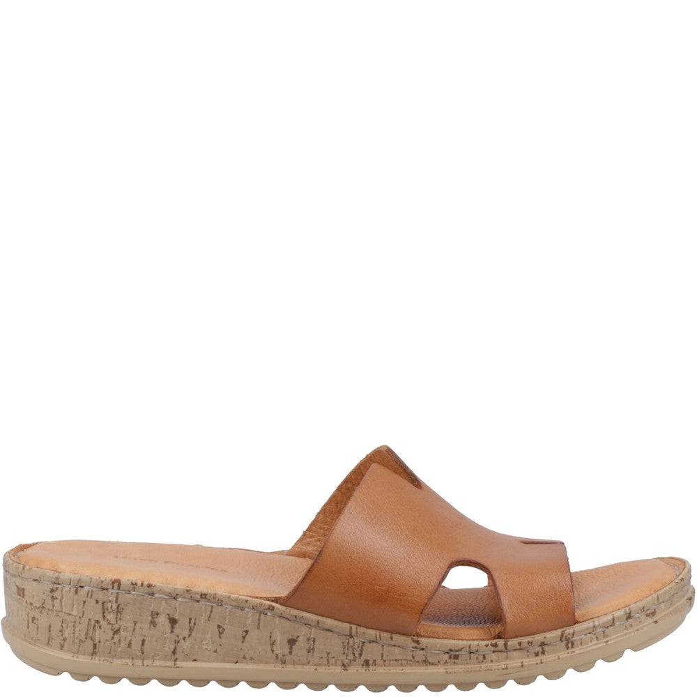 Sandal Ladies Summer Tan Hush Puppies Eloise Mule Sandal