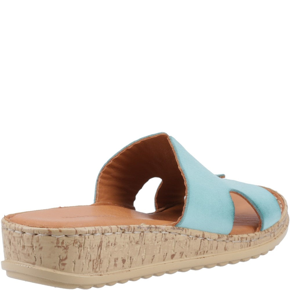 Sandal Ladies Summer Aqua Hush Puppies Eloise Mule Sandal