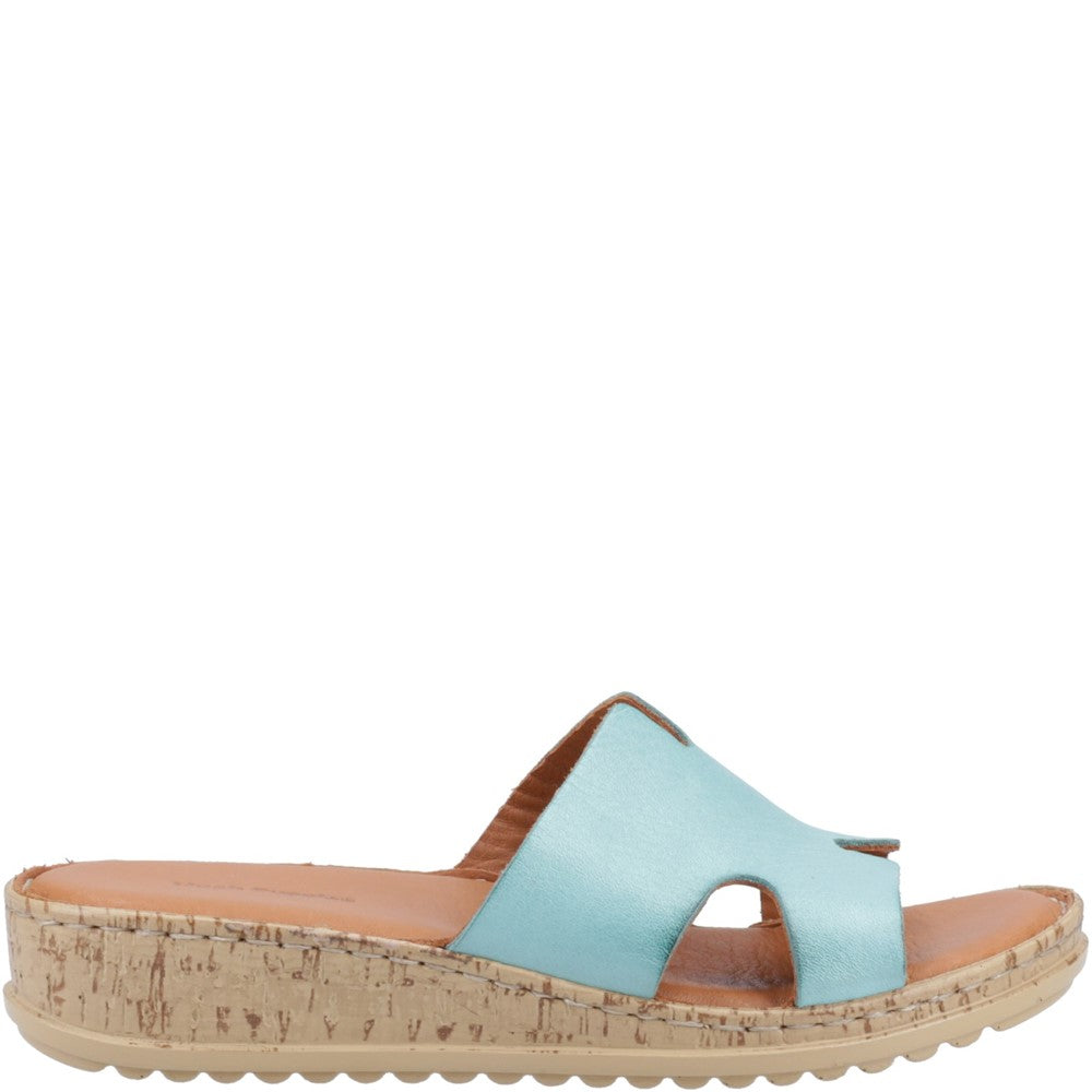 Sandal Ladies Summer Aqua Hush Puppies Eloise Mule Sandal