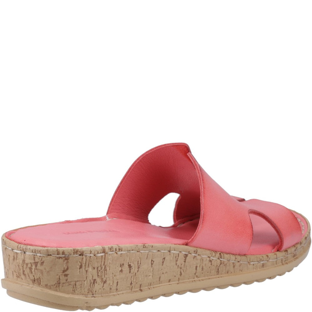 Sandal Ladies Summer Coral Hush Puppies Eloise Mule Sandal