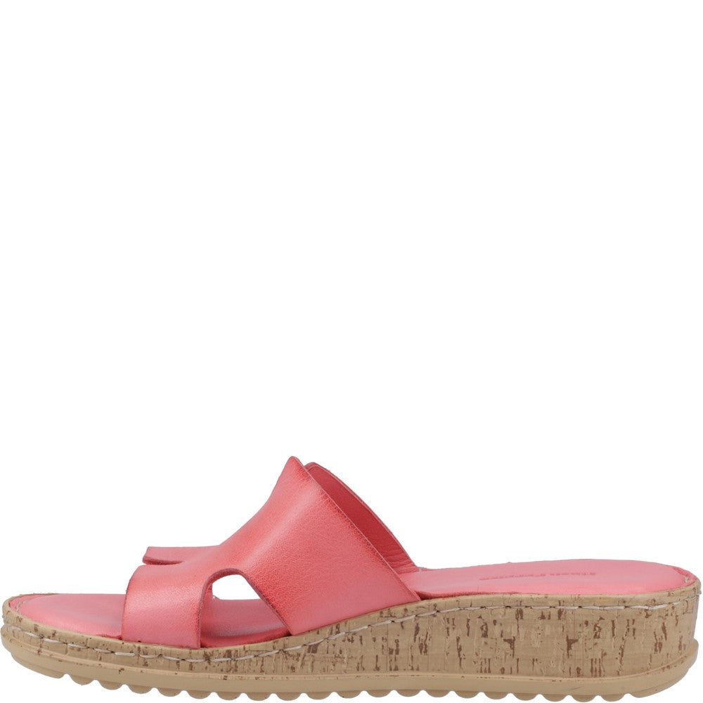 Sandal Ladies Summer Coral Hush Puppies Eloise Mule Sandal