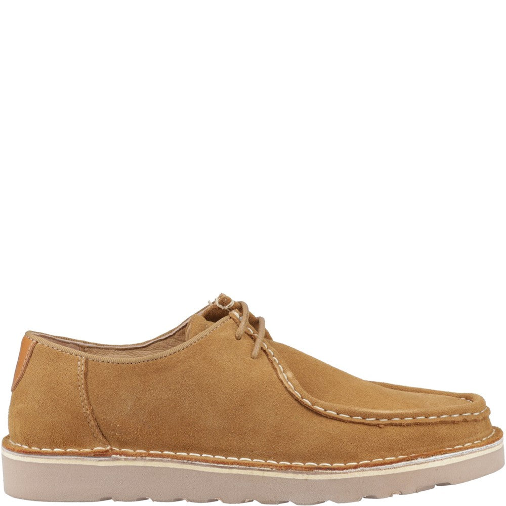 Lace Mens Summer Tan Hush Puppies Otis Lace Up Shoe