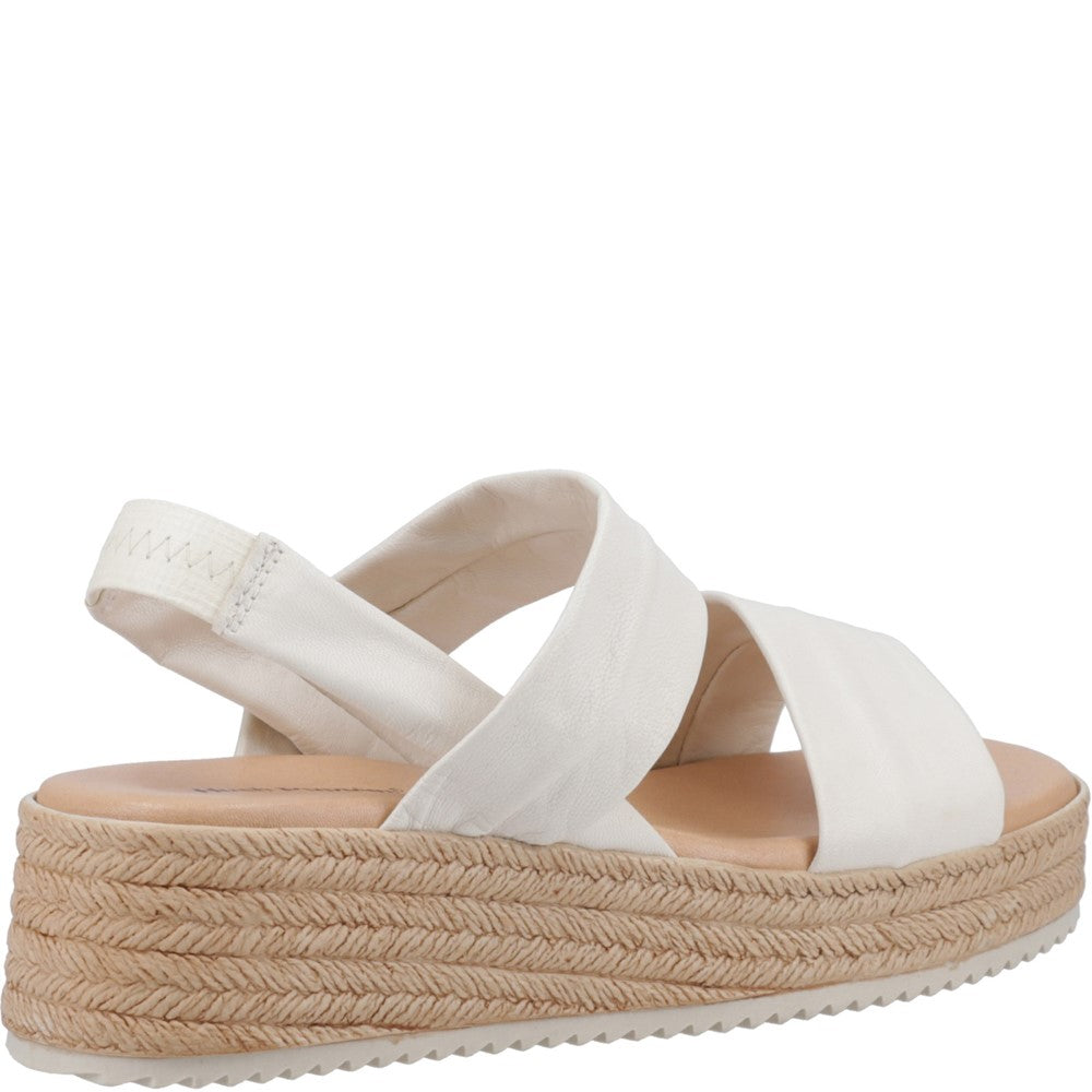 Sandal Ladies Summer Cream Hush Puppies Rachel Platform Sandal