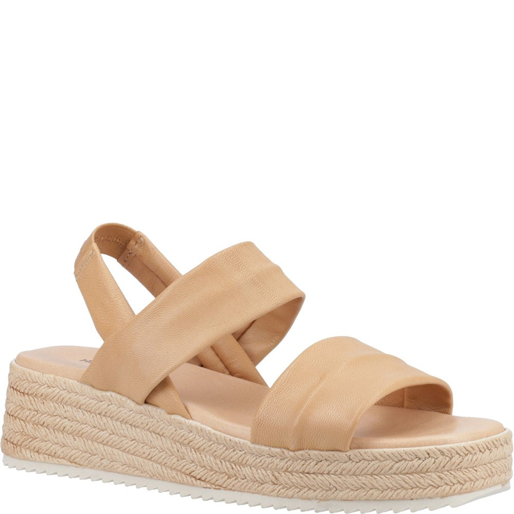 Tan platform sandals on sale