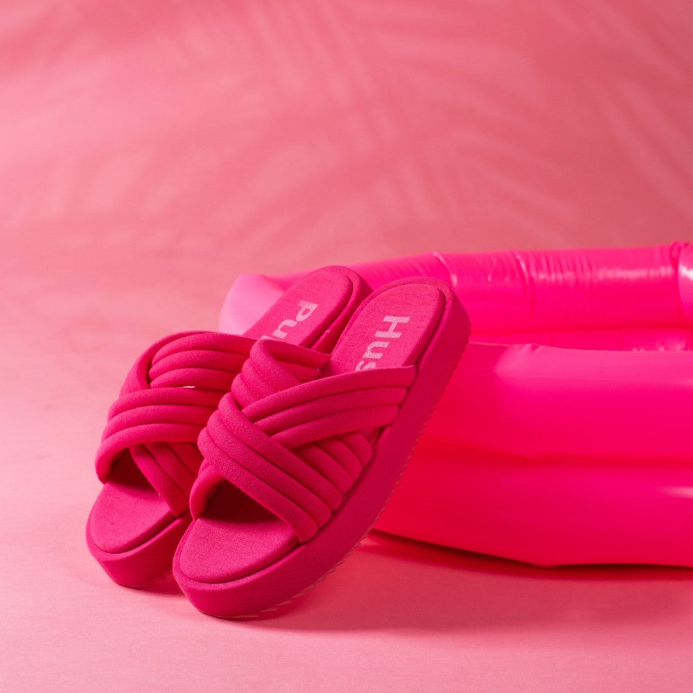 Sandal Ladies Summer Pink Hush Puppies Sienna Slide