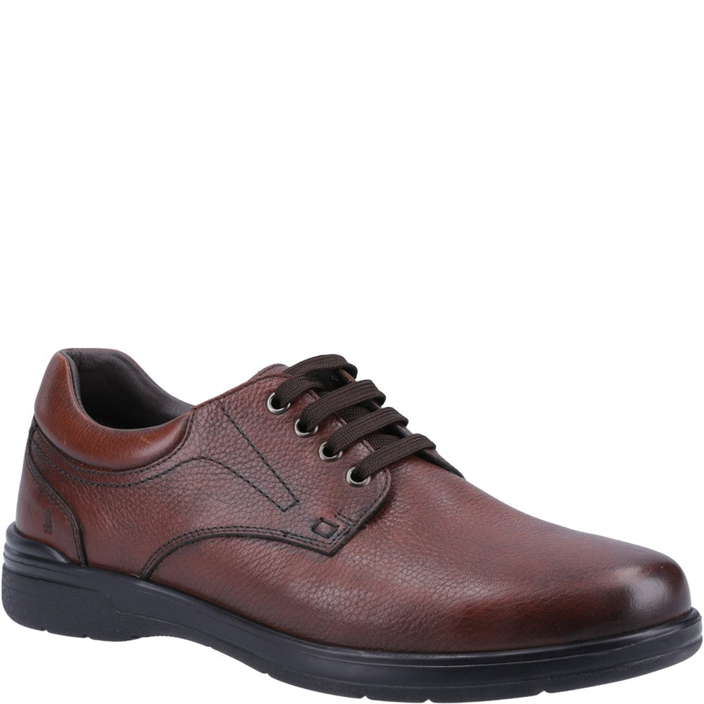 Mens Classic Lace Shoes Brown Hush Puppies Marco Lace Up Shoe
