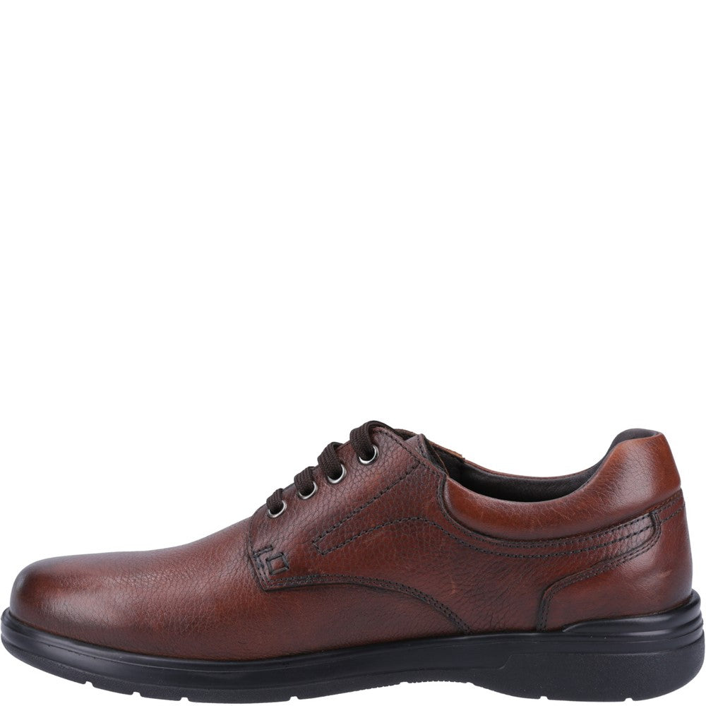 Mens Classic Lace Shoes Brown Hush Puppies Marco Lace Up Shoe