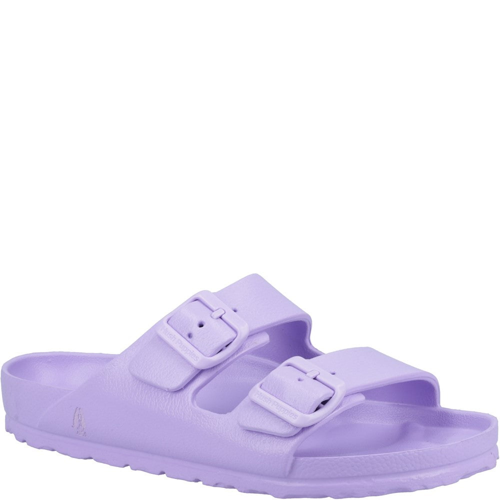 Womens Hush Puppies Lilac Lorna Mule Sandal Hush Puppies UK