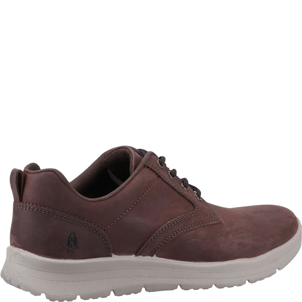 Mens Sports Brown Hush Puppies Fergus Lace Up Trainer