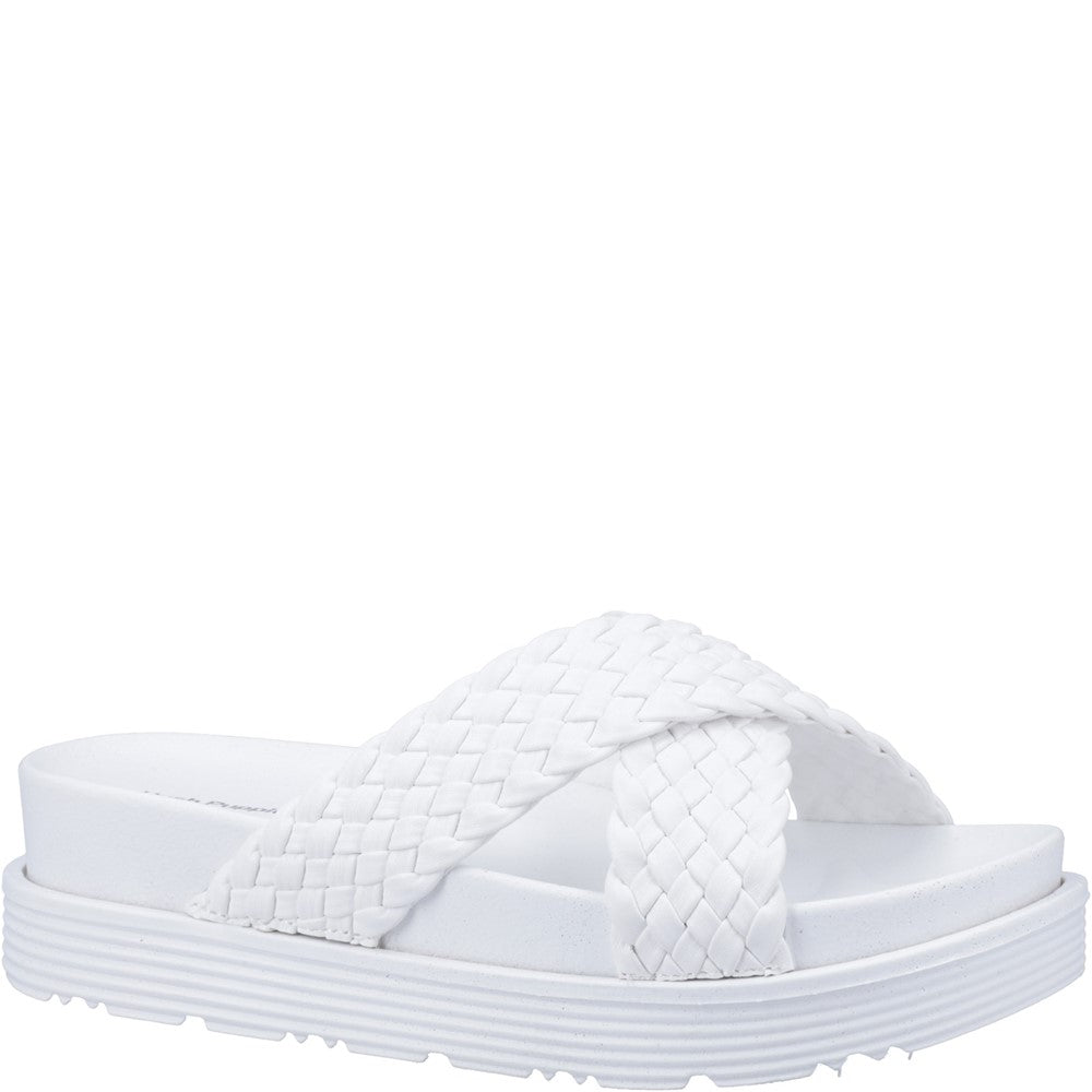 Sandal Ladies Summer White Hush Puppies Serena Mule Sandal