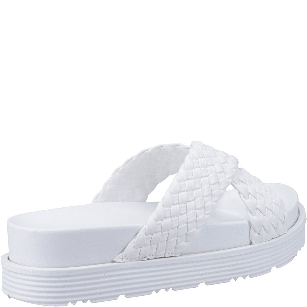 Sandal Ladies Summer White Hush Puppies Serena Mule Sandal