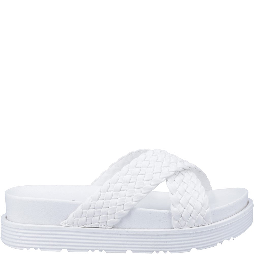 Sandal Ladies Summer White Hush Puppies Serena Mule Sandal