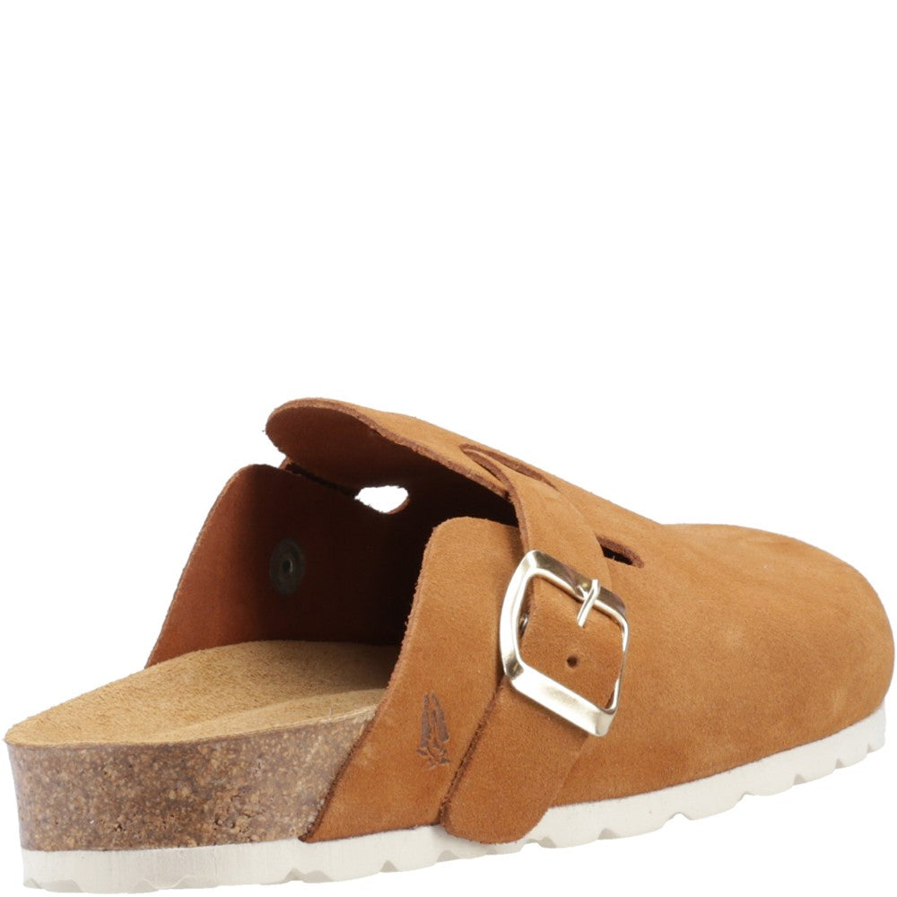 Sandal Ladies Summer Tan Hush Puppies Bailey Closed Toe Mule