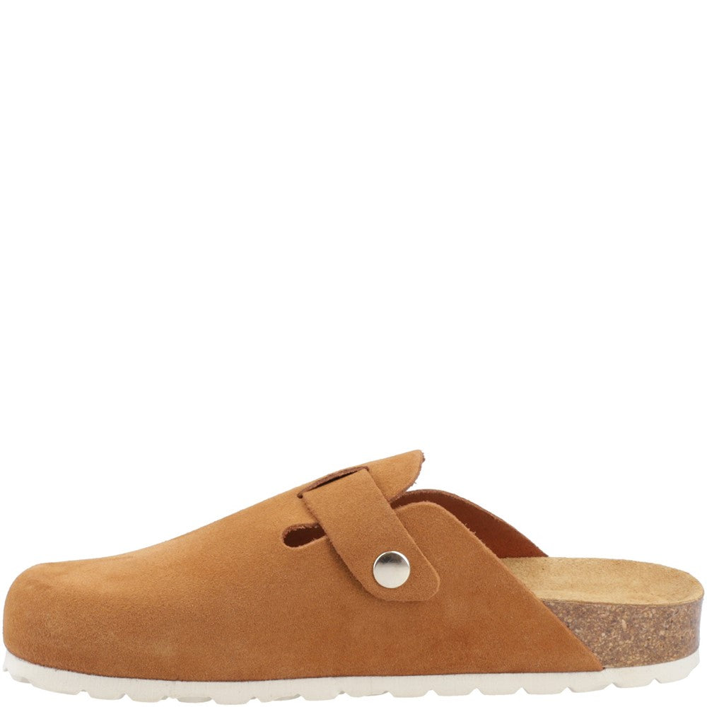 Sandal Ladies Summer Tan Hush Puppies Bailey Closed Toe Mule