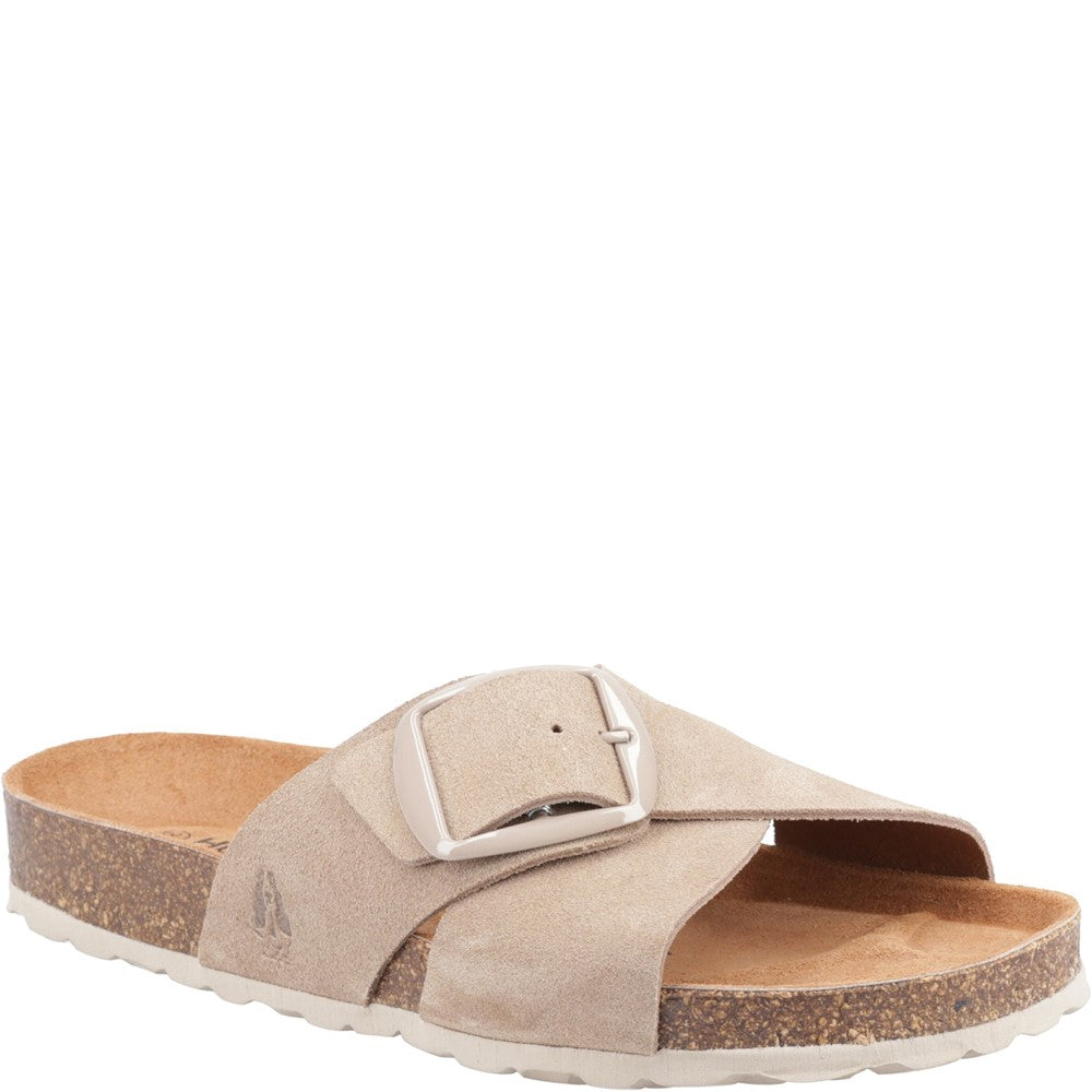 Sandal Ladies Summer Taupe Hush Puppies Becky Mule Sandal