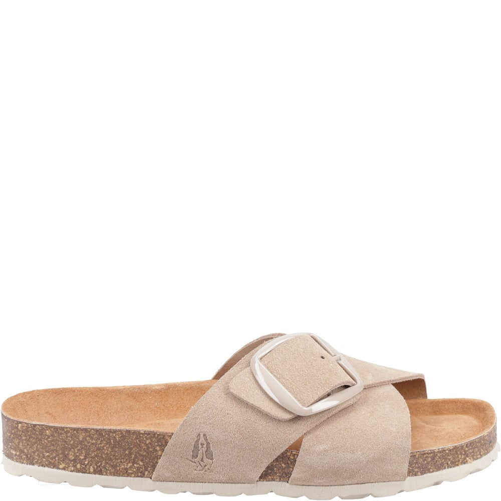 Sandal Ladies Summer Taupe Hush Puppies Becky Mule Sandal