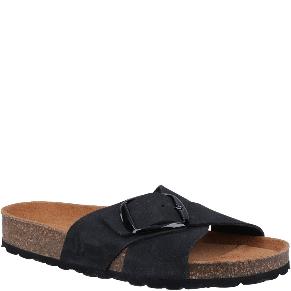 Sandal Ladies Summer Black Hush Puppies Becky Mule Sandal