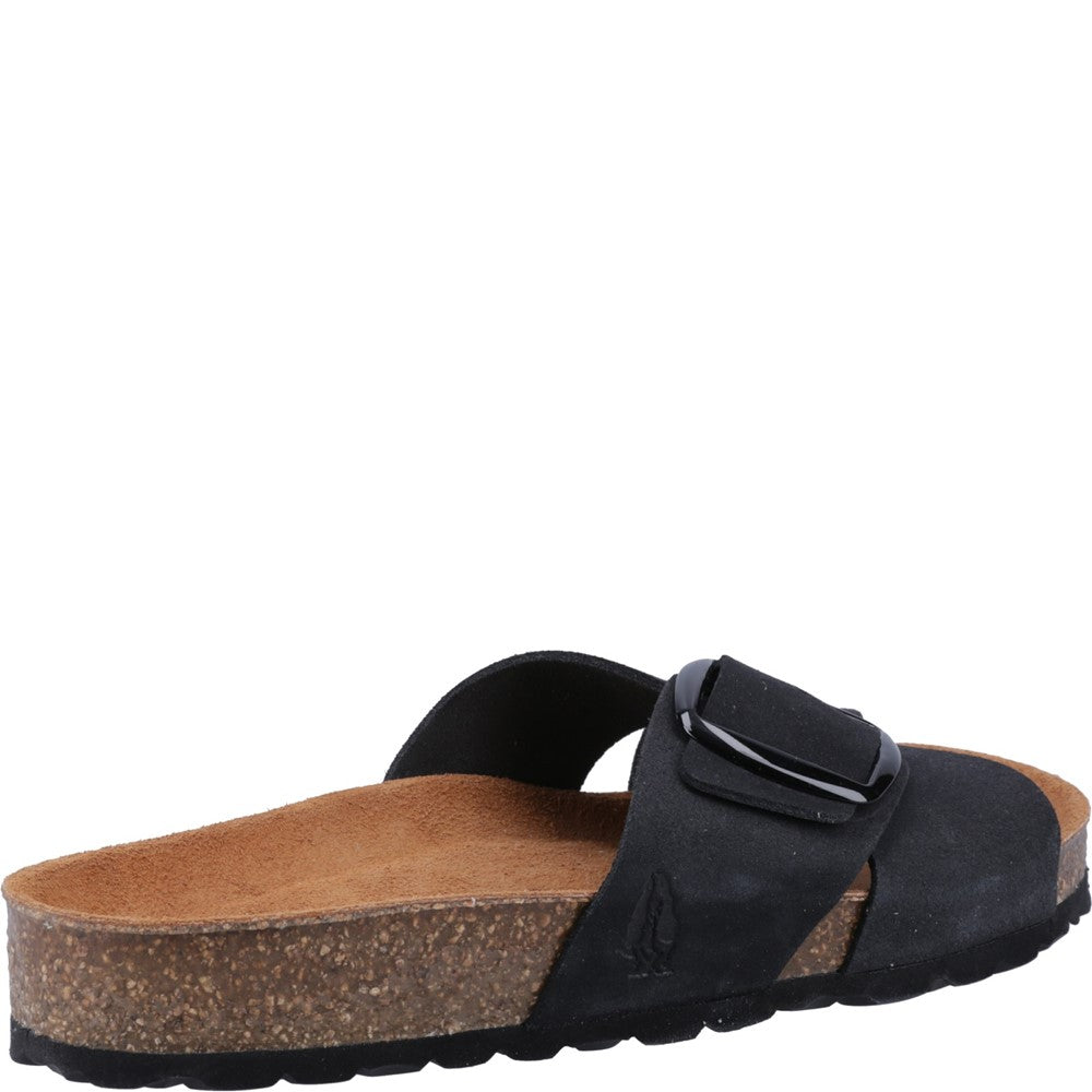 Sandal Ladies Summer Black Hush Puppies Becky Mule Sandal