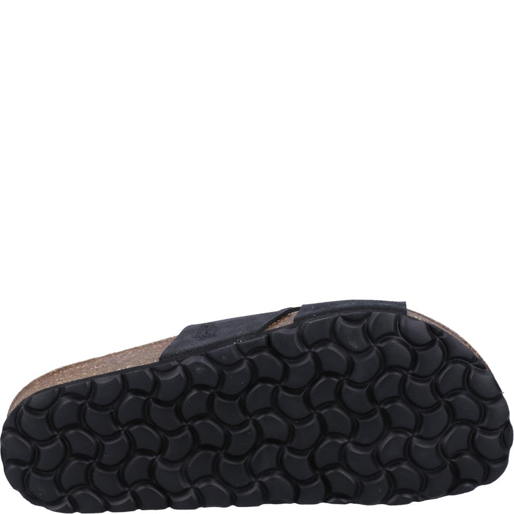 Sandal Ladies Summer Black Hush Puppies Becky Mule Sandal