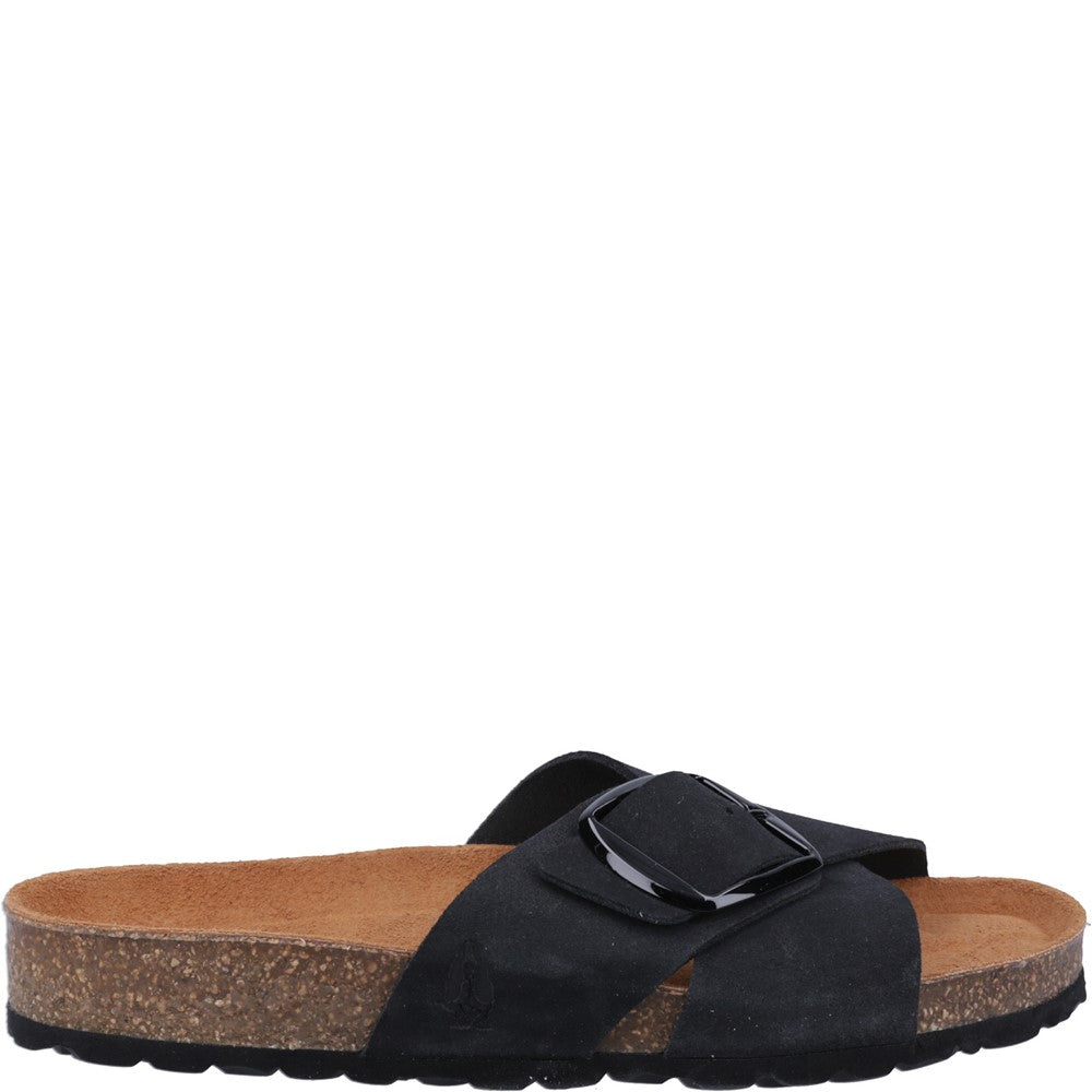 Sandal Ladies Summer Black Hush Puppies Becky Mule Sandal