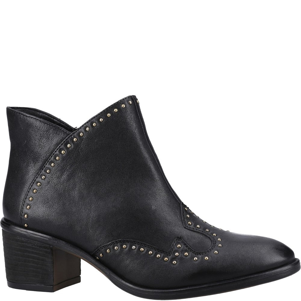 Womens Hush Puppies Black Waverly Ankle Boots Hush Puppies UK