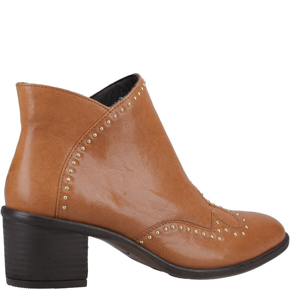 Womens Hush Puppies Tan Waverly Ankle Boots Hush Puppies UK