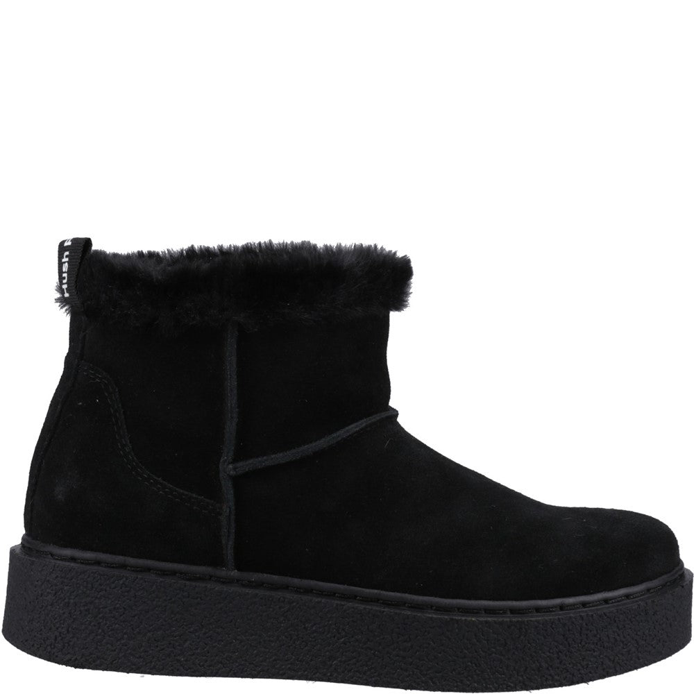 Ladies Ankle Boots Black Hush Puppies Becca Ankle Boots