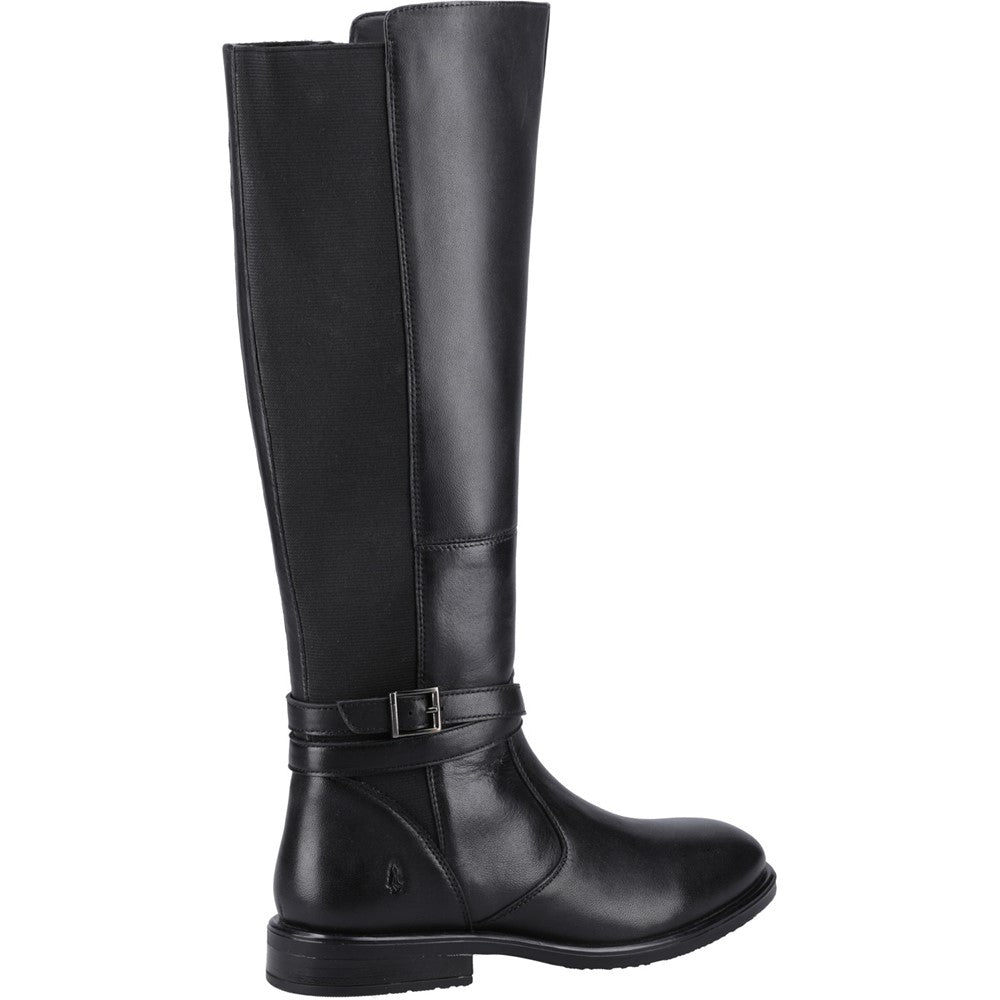 Womens Hush Puppies Black Victoria Long Boots Hush Puppies UK