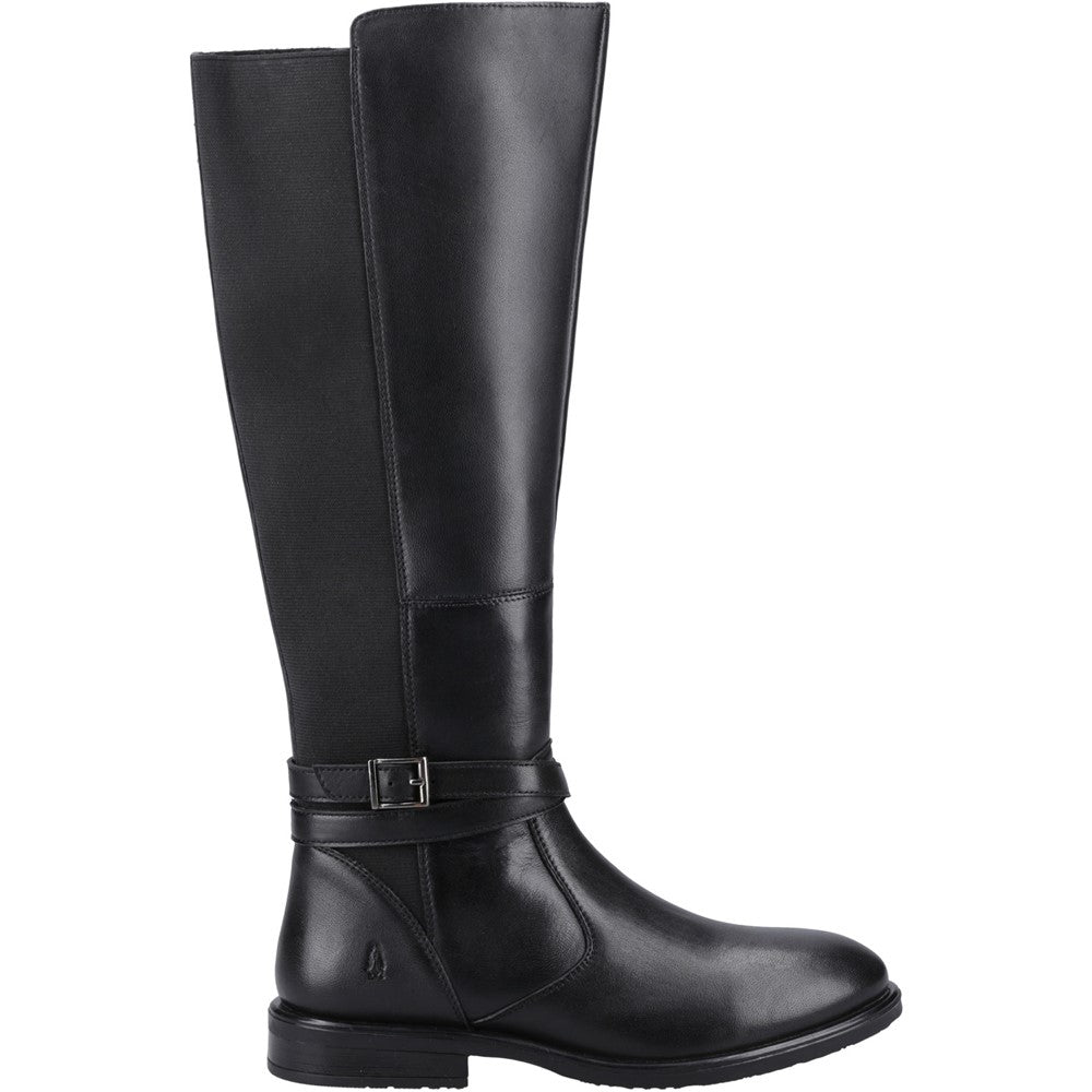 Womens Hush Puppies Black Victoria Long Boots Hush Puppies UK