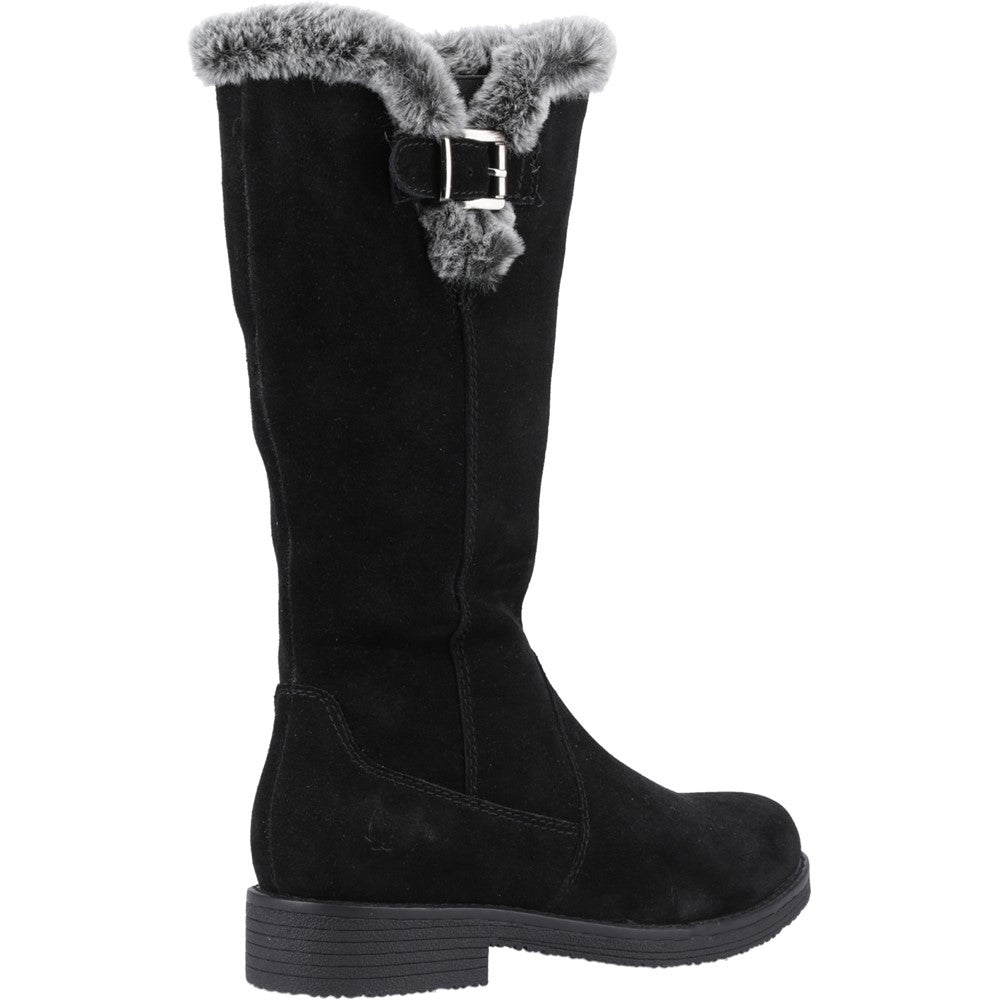 Ladies Long Boots Black Hush Puppies Millie Long Boots